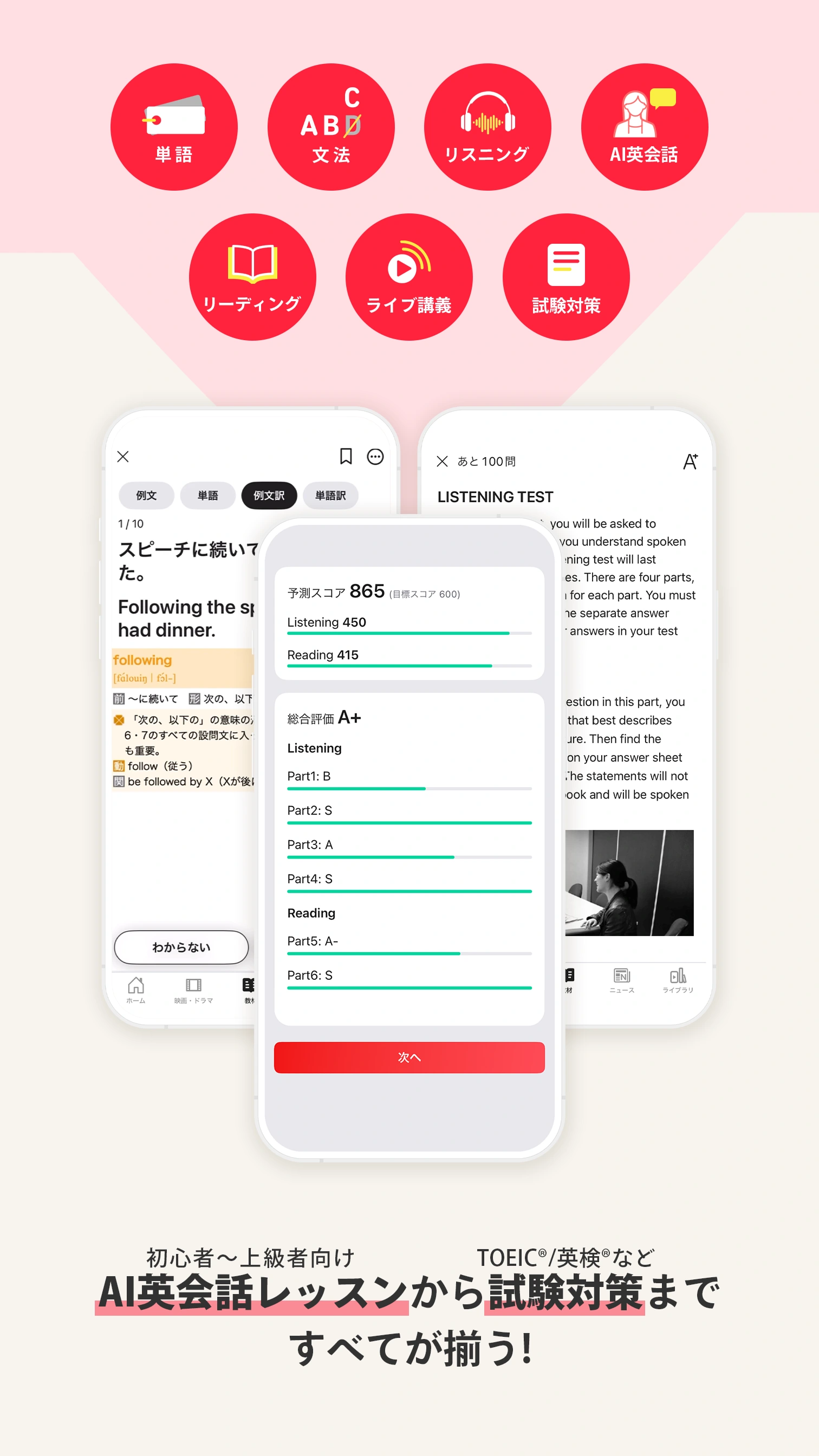 abceed: Книжки/завдання TOEIC, Eiken