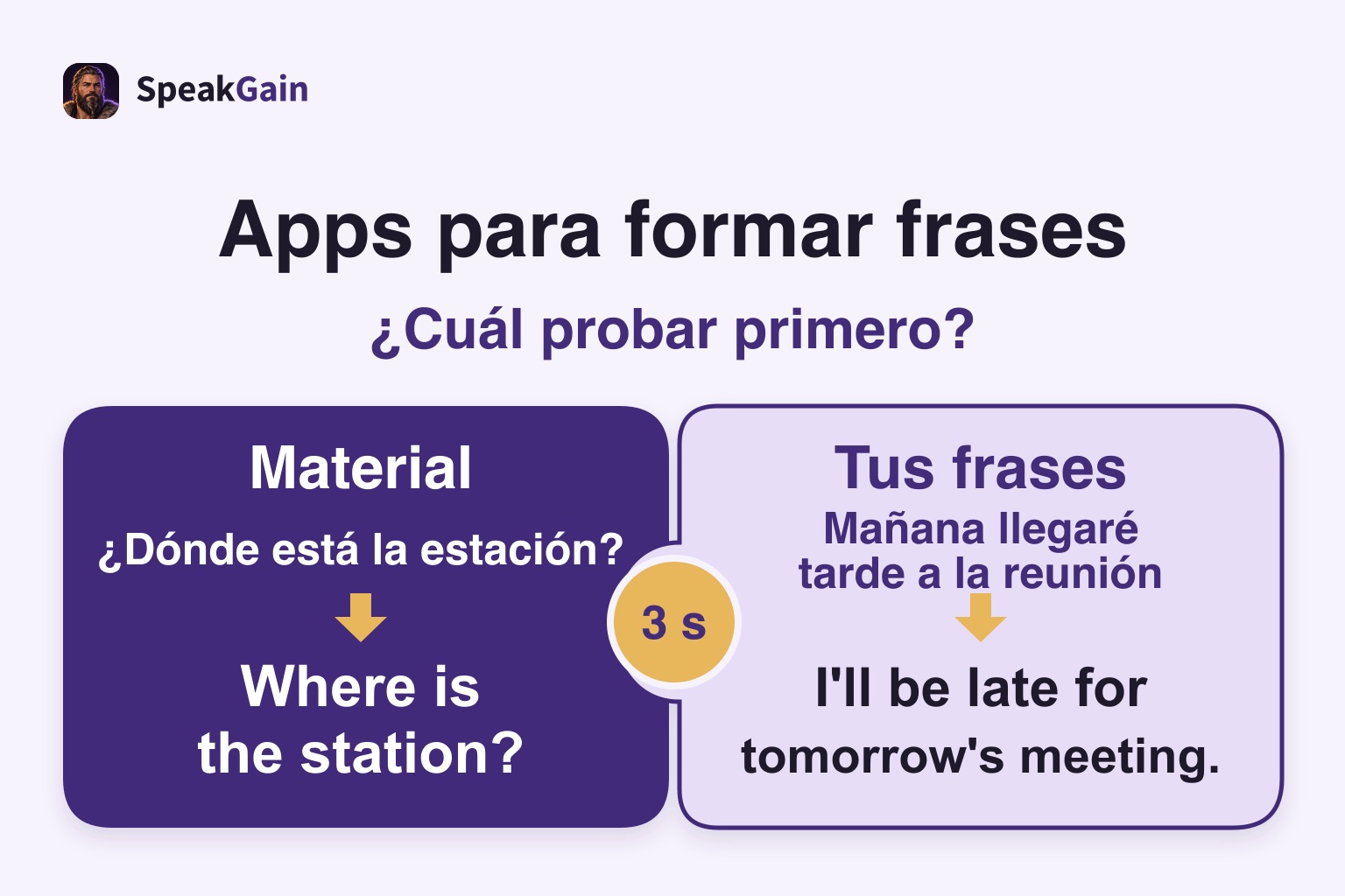 Elige un curso o una frase de tu situación.