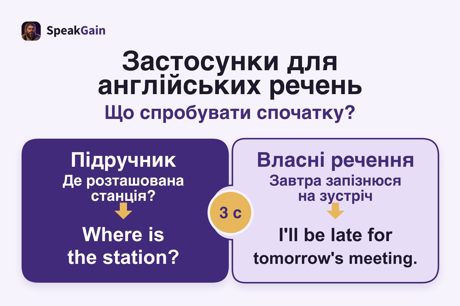Оберіть готовий курс або фразу своєї ситуації.