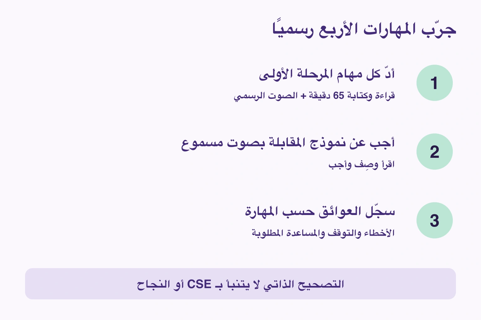 جرّب المهارات الأربع رسميًا