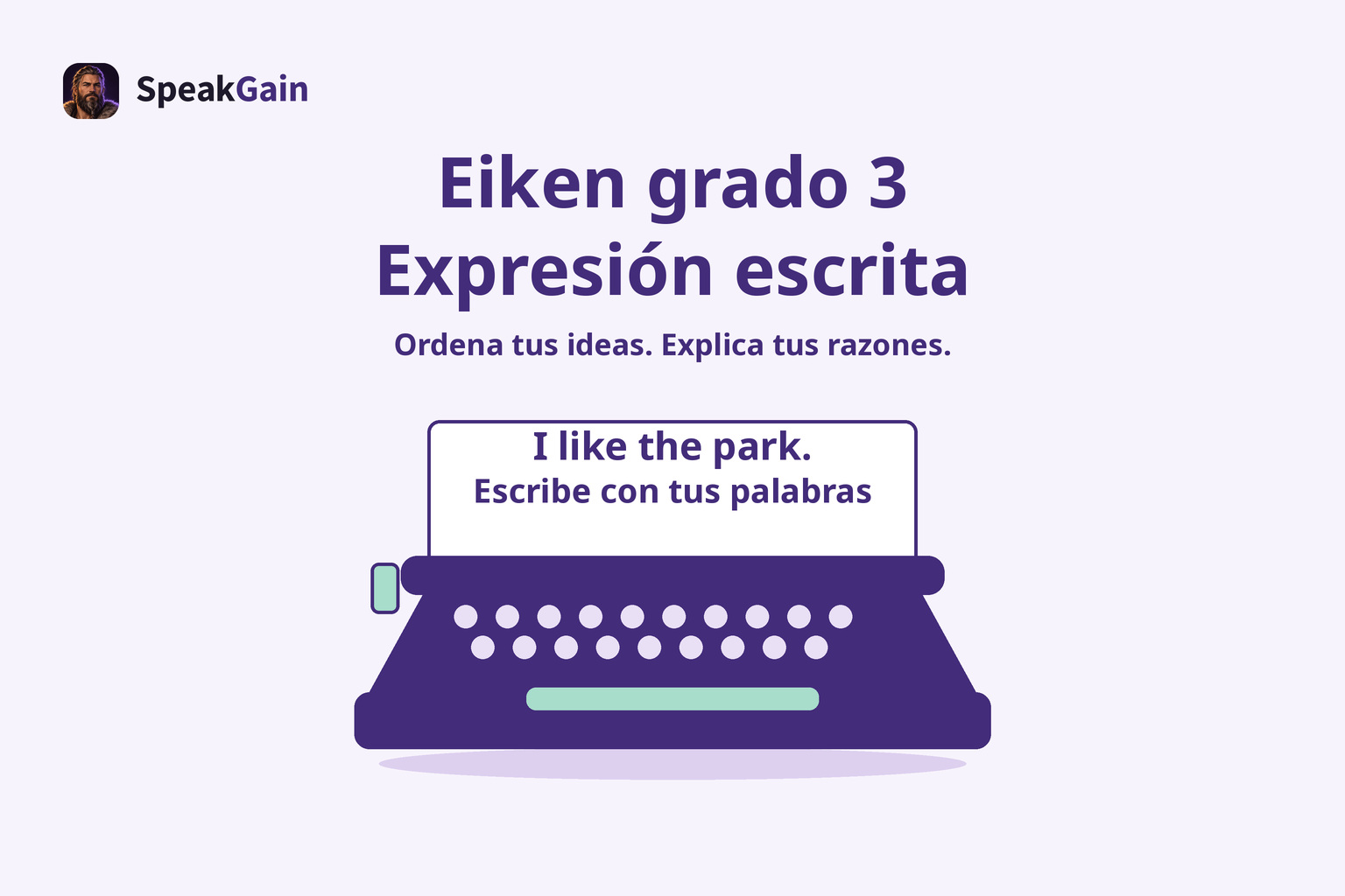 Una máquina de escribir con una frase breve en inglés en el papel, para explicar razones propias