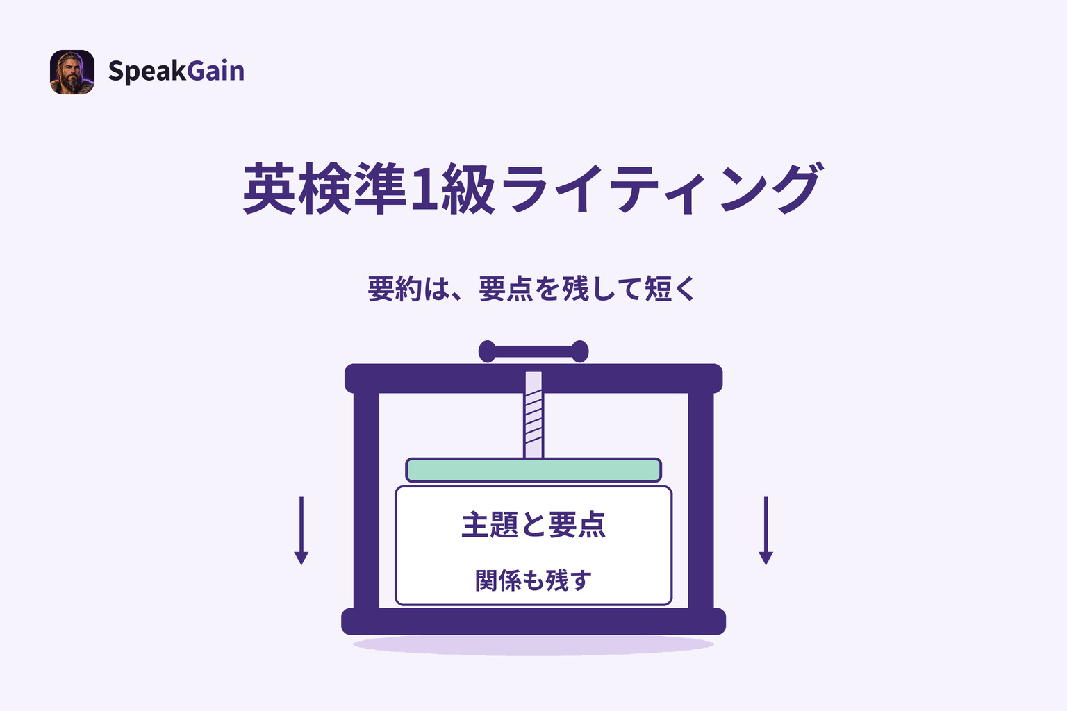 要約で主題と要点、情報の関係を残す文章プレス