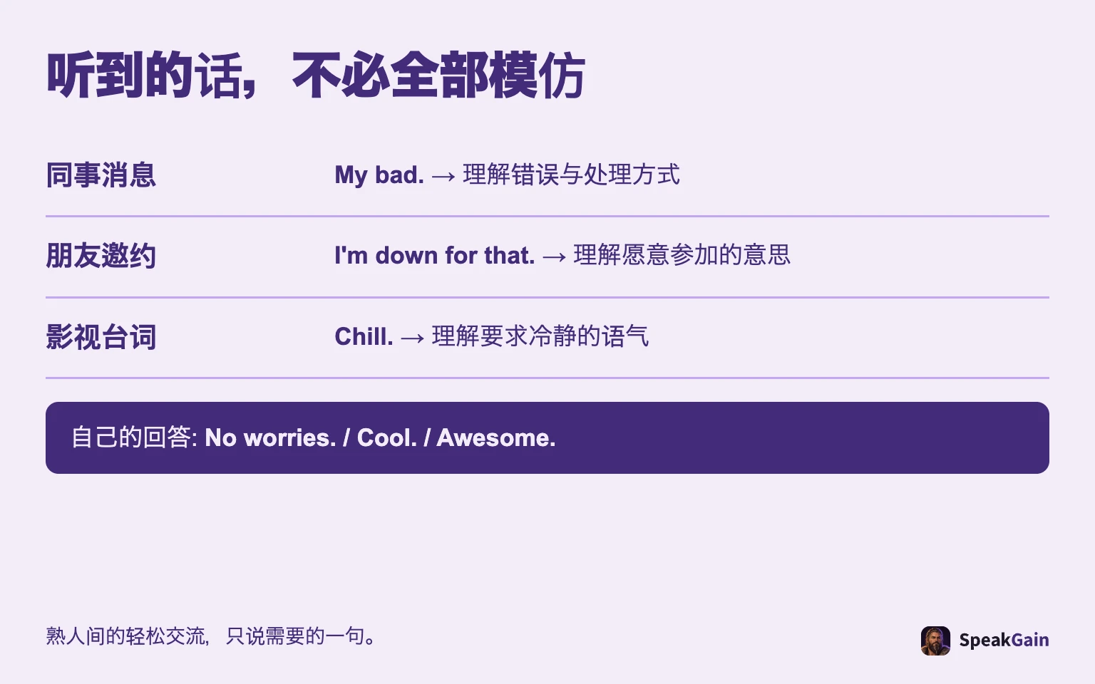 同事、朋友、影视人物的说法，需要分别判断。