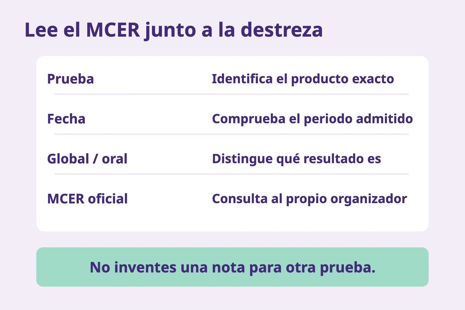 Lee el MCER junto a la destreza