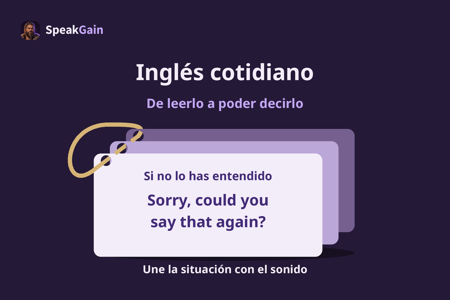 Inglés cotidiano — Si no lo has entendido
