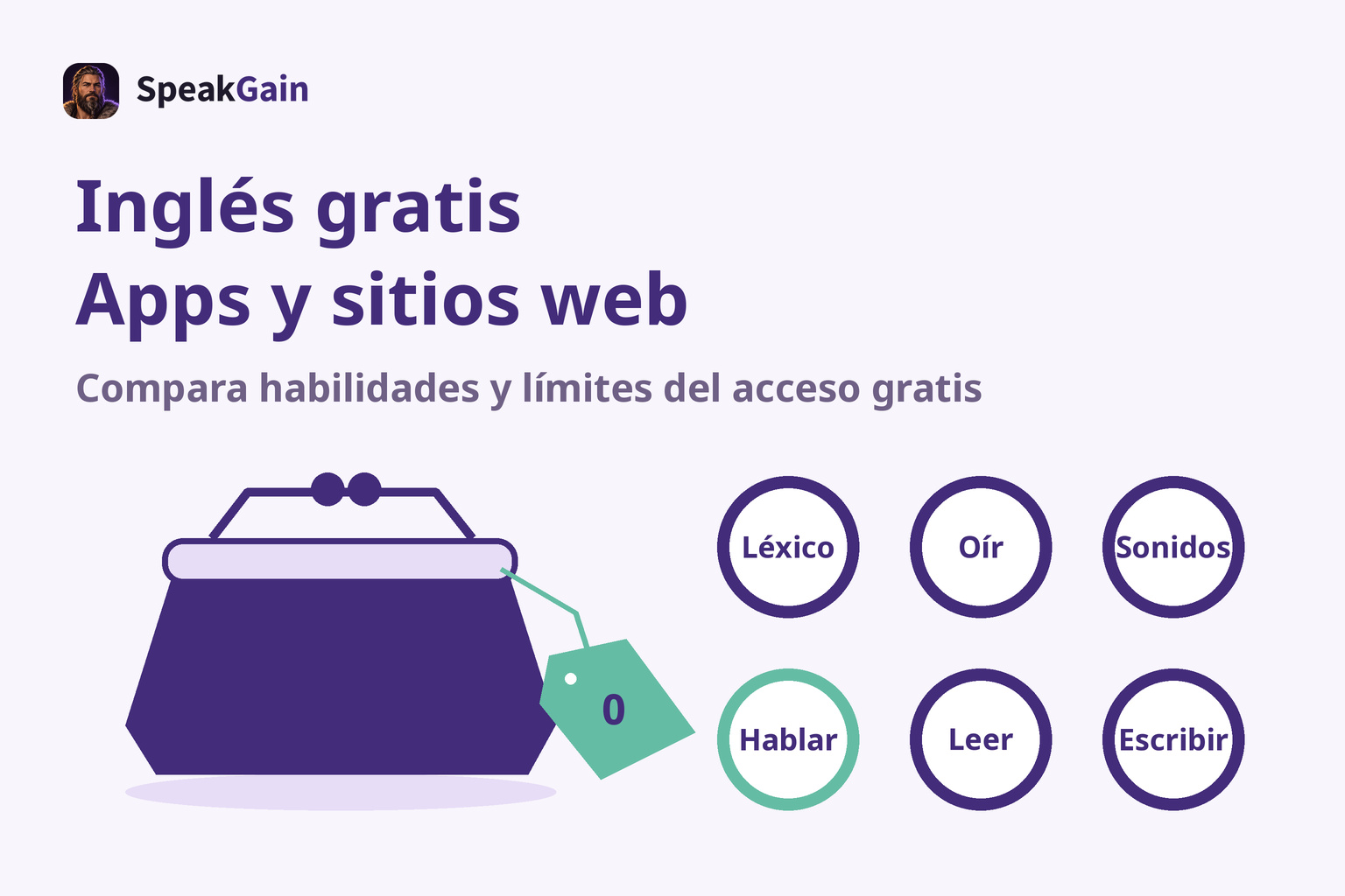 Inglés gratis Apps y sitios web — Compara habilidades y límites del acceso gratis