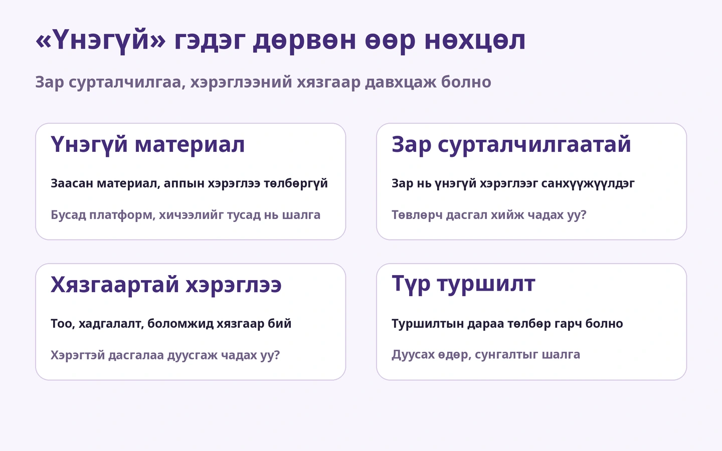 «Үнэгүй» гэдэг дөрвөн өөр нөхцөл: Зар сурталчилгаа, хэрэглээний хязгаар давхцаж болно