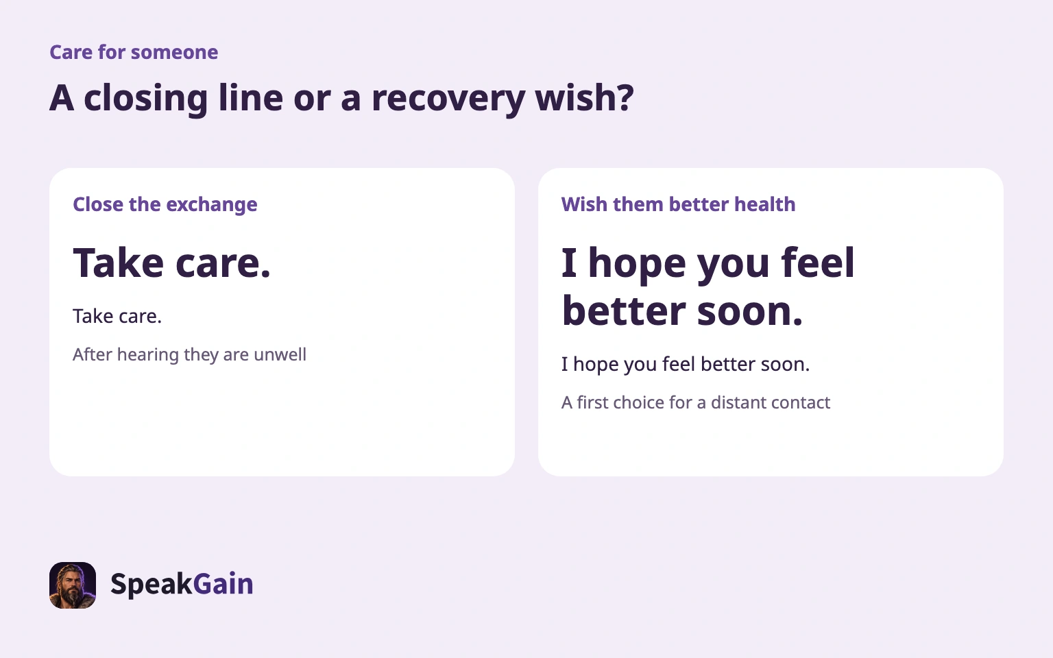 A closing line and a recovery wish serve different purposes.