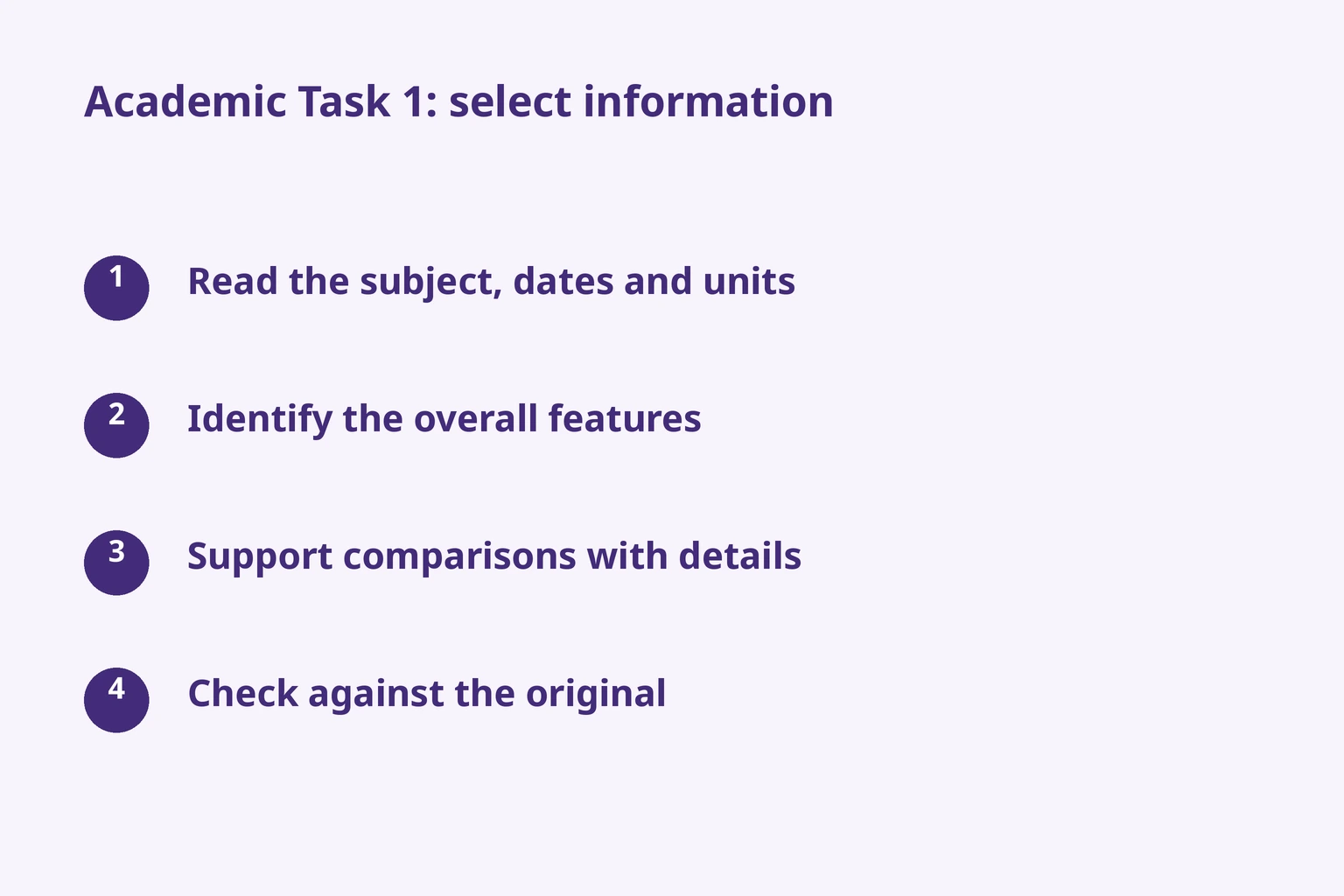 Academic Task 1: select information