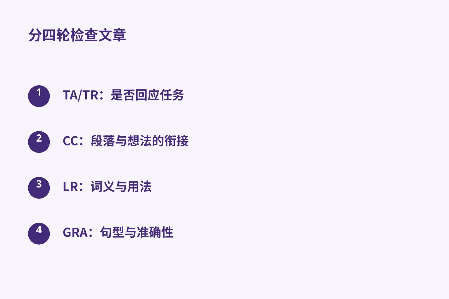 分四轮检查文章