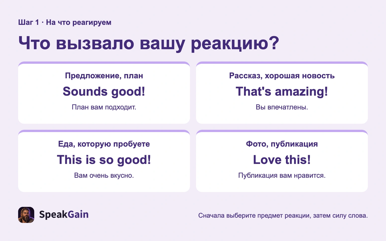 Что вызвало вашу реакцию?