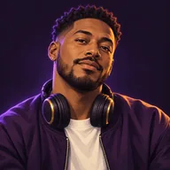 リズムで語るラッパーの男性キャラクター